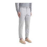 Stretch katoenen chino's Peserico , Gray , Heren