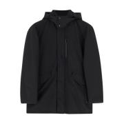 Katoenen Barrow Jas Woolrich , Black , Heren