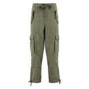 Verstelbare trekkoord Cargo Broek Polo Ralph Lauren , Green , Dames