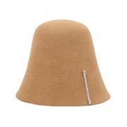 Wollen vilt lampenkap hoed Peserico , Brown , Unisex