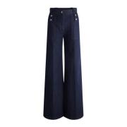 Noela Denim Broek Fusalp , Blue , Dames