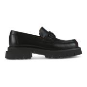 Florian Platte Schoenen Salvatore Ferragamo , Black , Heren