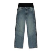 Jeans met afneembare zijstrepen Alaïa , Blue , Dames