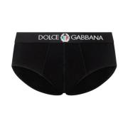 Katoenen Logo-ondergoed Dolce & Gabbana , Black , Heren