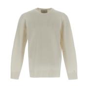 Wollen Crewneck Sweater Seven Gauge , Beige , Heren