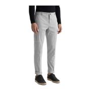 Katoenen chino's met zakken Peserico , Gray , Heren