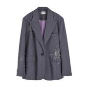 Stijlvolle Oversized Blazer DES Phemmes , Gray , Dames