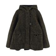 Klassieke Herringbone Coat Ganni , Brown , Dames