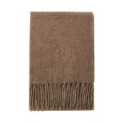 Alpaca wolblend sjaal Peserico , Brown , Unisex