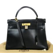 Pre-owned Metal handbags Hermès Vintage , Black , Dames