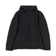 Stijlvolle Pacific Katoenen Jas Woolrich , Black , Heren