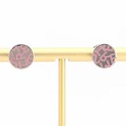 Pre-owned Metal earrings Hermès Vintage , Pink , Dames