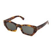 Amata Spotted Havana Zonnebril Retrosuperfuture , Multicolor , Unisex