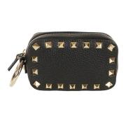 Rockstud Mini Vanity Case Valentino Garavani , Black , Dames