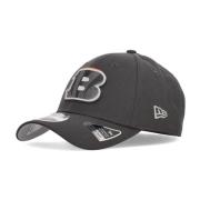 NFL Draft Curvy Visor Hat Bengals New Era , Gray , Heren