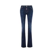 Klassieke Denim Jeans voor dagelijks gebruik Dsquared2 , Blue , Dames