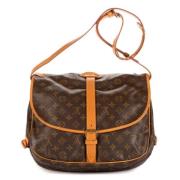 Pre-owned Canvas louis-vuitton-bags Louis Vuitton Vintage , Brown , Da...