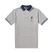 Custom Bear Polo in Grijs & Blauw Polo Ralph Lauren , Gray , Heren