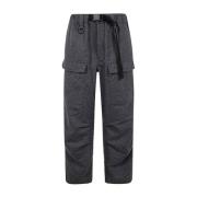 Cargo Flannel Broek Y-3 , Gray , Dames