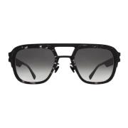 Zwarte zonnebril damesaccessoires Ss24 Mykita , Black , Dames