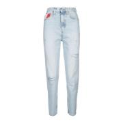 Casual Denim Broek voor Mannen Tommy Jeans , Blue , Dames