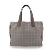 Pre-owned Fabric totes Chanel Vintage , Beige , Dames