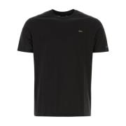 Casual Katoenen T-Shirt voor Mannen Paul & Shark , Black , Heren