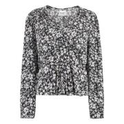 Eddy Bedrukte Blouse Isabel Marant Étoile , Multicolor , Dames