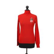 Pre-owned Wool tops Gucci Vintage , Red , Dames