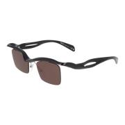 Moderne Onregelmatige Zonnebril Prada , Black , Unisex