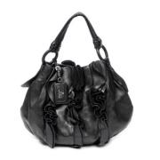 Pre-owned Leather handbags Prada Vintage , Black , Dames