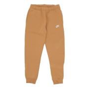 Club Jogger Sweatshirt Pak Flax/Wit Nike , Brown , Heren