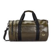 Groen & Goud Tonal Barrel Tas Fred Perry , Green , Dames