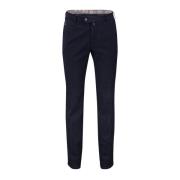 Donkerblauwe Katoenen Chino Broek Meyer , Blue , Heren