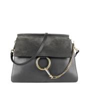 Pre-owned Leather shoulder-bags Chloé Pre-owned , Gray , Dames