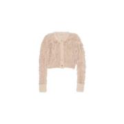 Beige Gebreide Trui Acne Studios , Brown , Dames