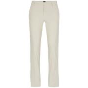 Slim Fit Ivoor Broek Hugo Boss , Beige , Heren