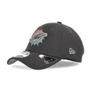 Miami Dolphins NFL Draft Curvy Visor Hat New Era , Gray , Heren