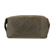 Pre-owned Leather clutches Louis Vuitton Vintage , Green , Unisex