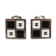 Pre-owned Metal chanel-jewelry Chanel Vintage , Black , Dames