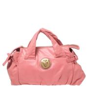 Pre-owned Leather gucci-bags Gucci Vintage , Pink , Dames