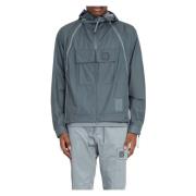 Pertex Hooded Jacket in Metropolis Stijl C.p. Company , Gray , Heren