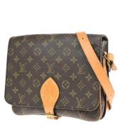 Pre-owned Canvas louis-vuitton-bags Louis Vuitton Vintage , Brown , Da...