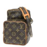 Pre-owned Canvas shoulder-bags Louis Vuitton Vintage , Brown , Dames