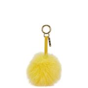 Pre-owned Fur key-holders Fendi Vintage , Yellow , Dames