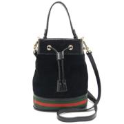 Pre-owned Leather gucci-bags Gucci Vintage , Black , Dames