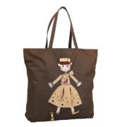 Pre-owned Nylon totes Prada Vintage , Brown , Dames