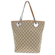 Pre-owned Canvas gucci-bags Gucci Vintage , Brown , Dames