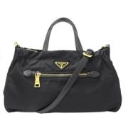 Pre-owned Nylon prada-bags Prada Vintage , Black , Dames