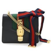 Pre-owned Leather gucci-bags Gucci Vintage , Black , Dames